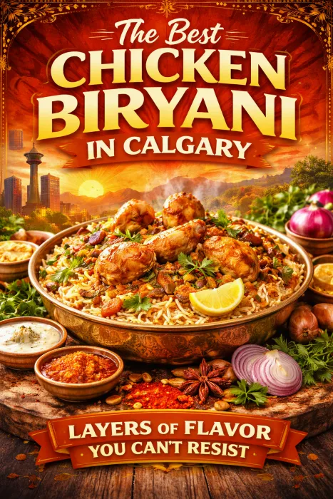 Best Chicken Biryani at Twist of TAJ - Fragrant Basmati Rice and Spices Calgary NW