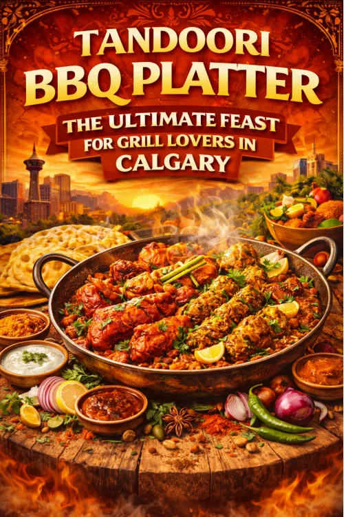 Tandoori BBQ Platter at Twist of TAJ - Grilled Chicken Tikka Seekh Kebabs Calgary NW